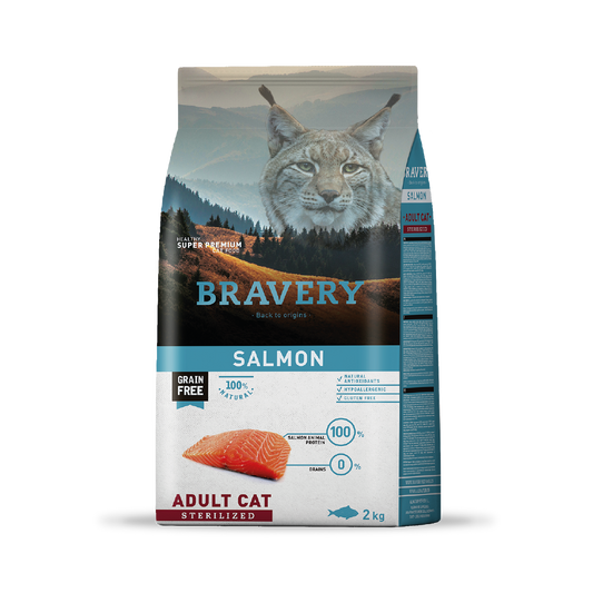 BRAVERY SALMON ADULT CAT STERILIZED