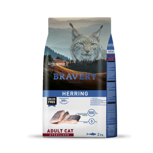 BRAVERY HERRING ADULT CAT STERILIZED