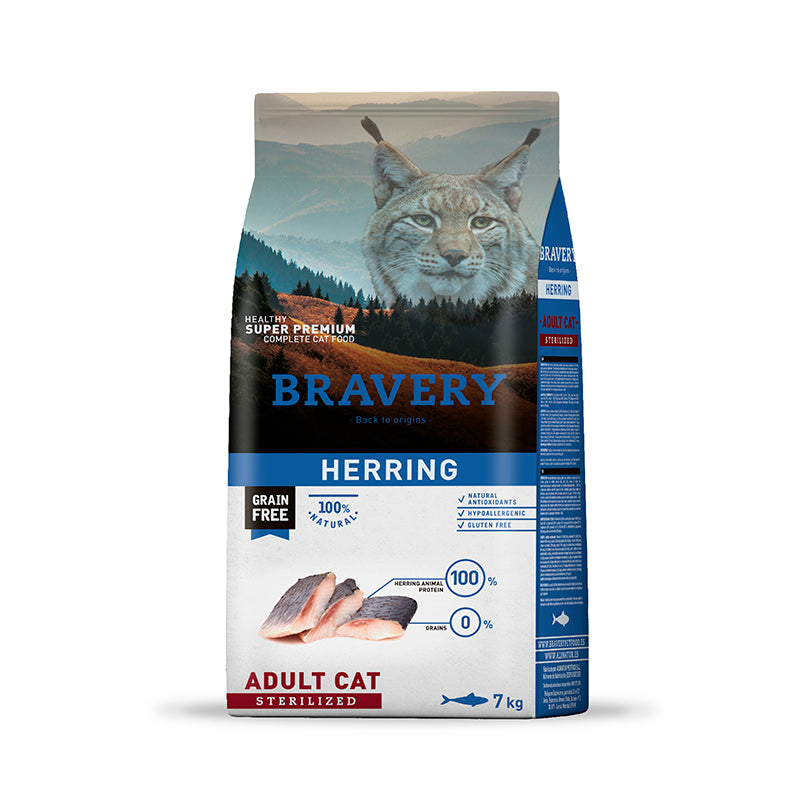 BRAVERY HERRING ADULT CAT STERILIZED