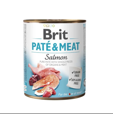 BRIT CARE PATE & MEAT SALMÓN