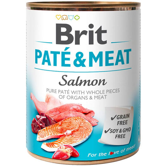 BRIT CARE PATE & MEAT SALMÓN