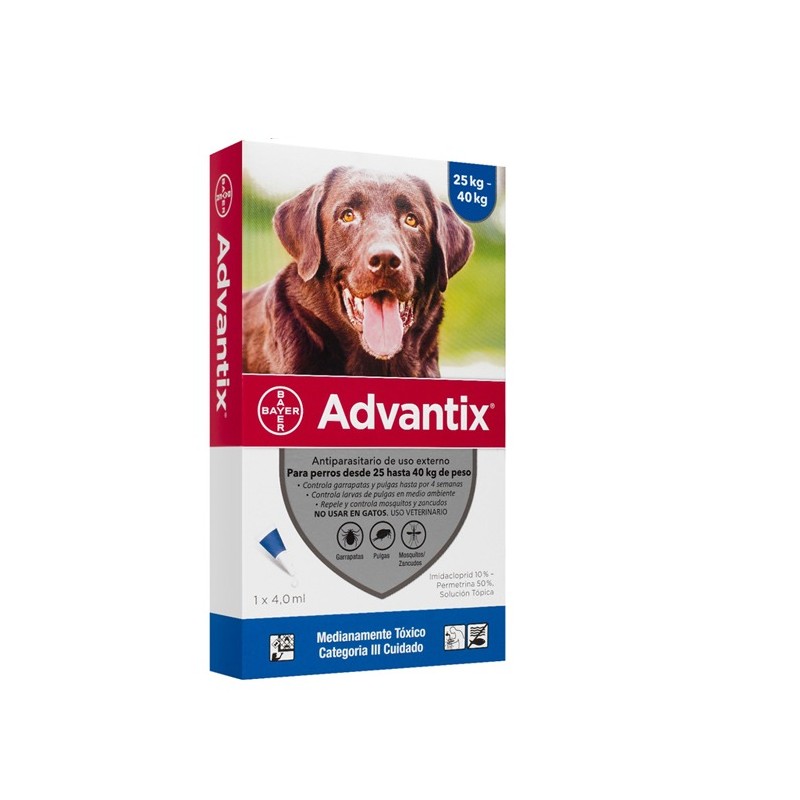 ADVANTIX PIPETA ANTIPARASITARIO EXTERNO