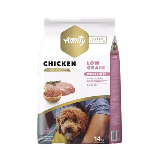 AMITY SP LOW GRAIN CHICKEN ADULT