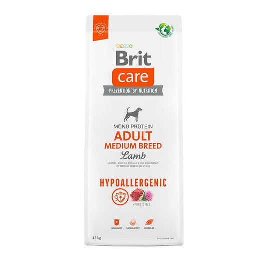 BRIT CARE DOG HYPOALLERGENIC ADULT LAMB MEDIUM BREED