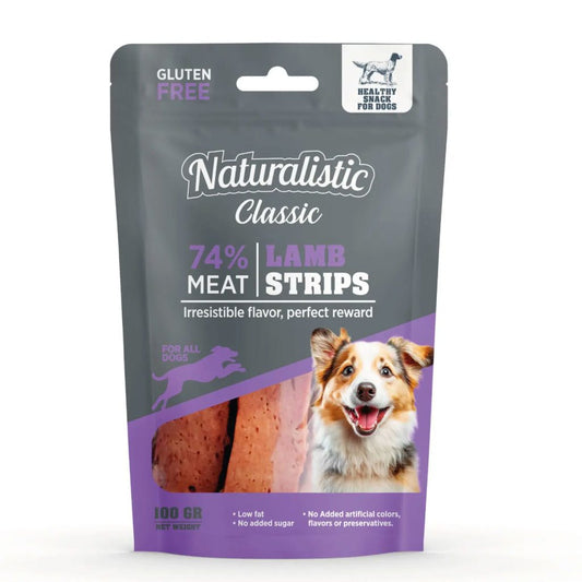 NATURALISTIC CLASSIC LAMB STRIPS 100 GR